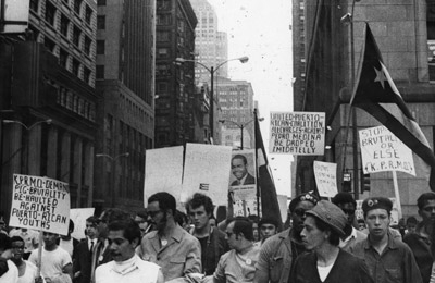 Young Lords in Lincoln Park Banner